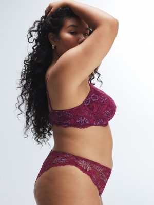 Romantic Corded Lace Brazilian Panty