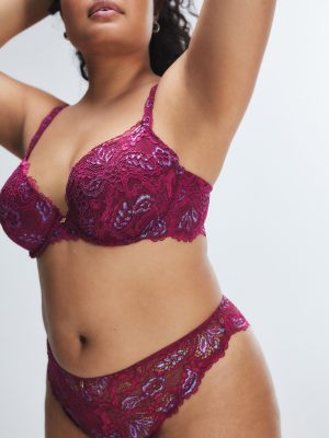 Romantic Corded Lace Brazilian Panty