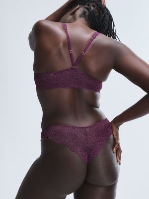 Romantic Corded Lace Push-Up Bra