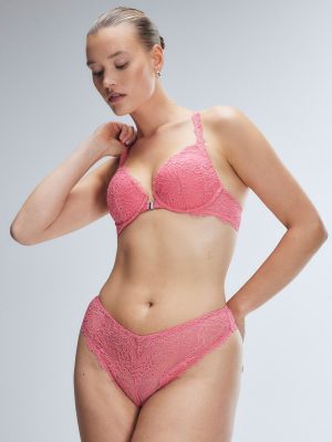 Romantic Corded Lace Thong Panty