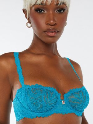 Romantic Corded Lace Unlined Balconette Bra