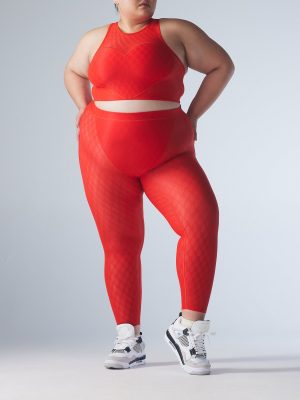 Run 2 You High-Waist Mesh Legging
