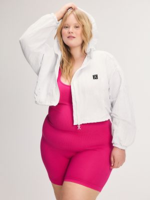 Running Hot Crop Track Jacket