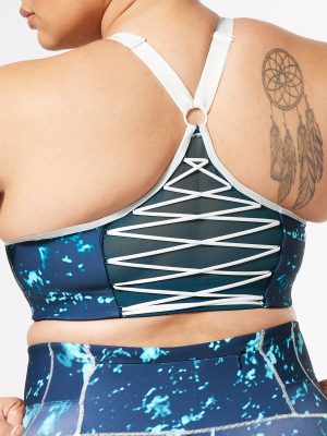Running Hot Low-Impact Lace-Up Sports Bra