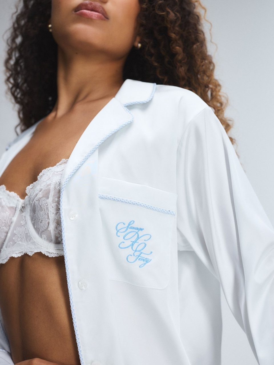 Satin Ever After Sleep Top