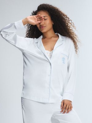 Satin Ever After Sleep Top