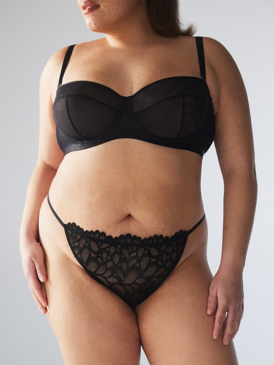 Savage Not Sorry Lace String Thong