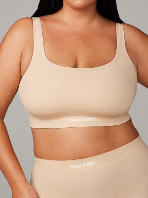 Seamless Scoop-Neck Bralette