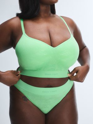 Seamless Floral High-Waist Bikini Panty