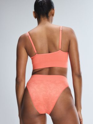 Seamless Floral Padded Bralette