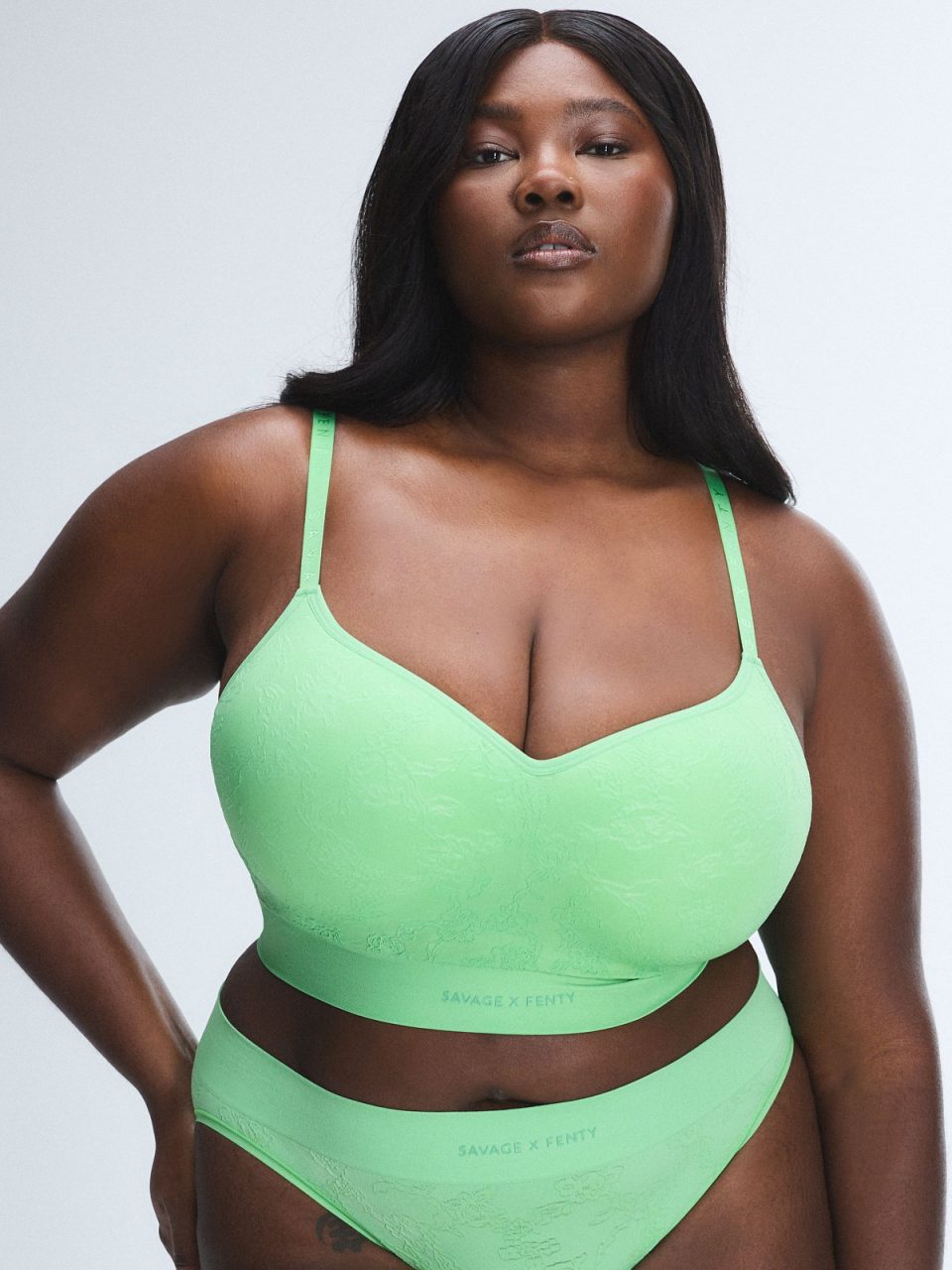 Seamless Floral Padded Bralette