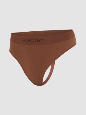 Seamless Mid-Rise Thong Panty
