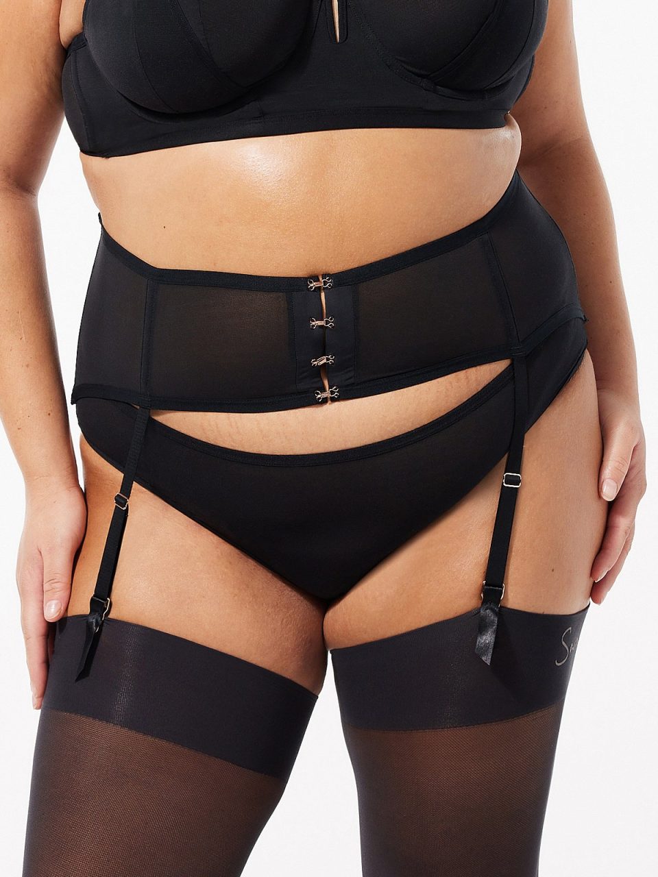 See Thru U Garter Belt