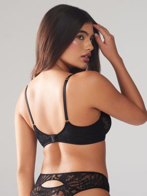 Shadowplay Lace Unlined Plunge Bra