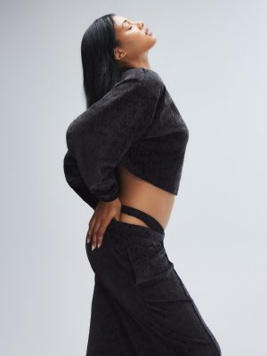 Signature Script Velour Pintuck Pant