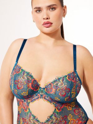 Sunchaser Lace Underwire Teddy