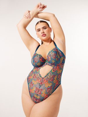 Sunchaser Lace Underwire Teddy