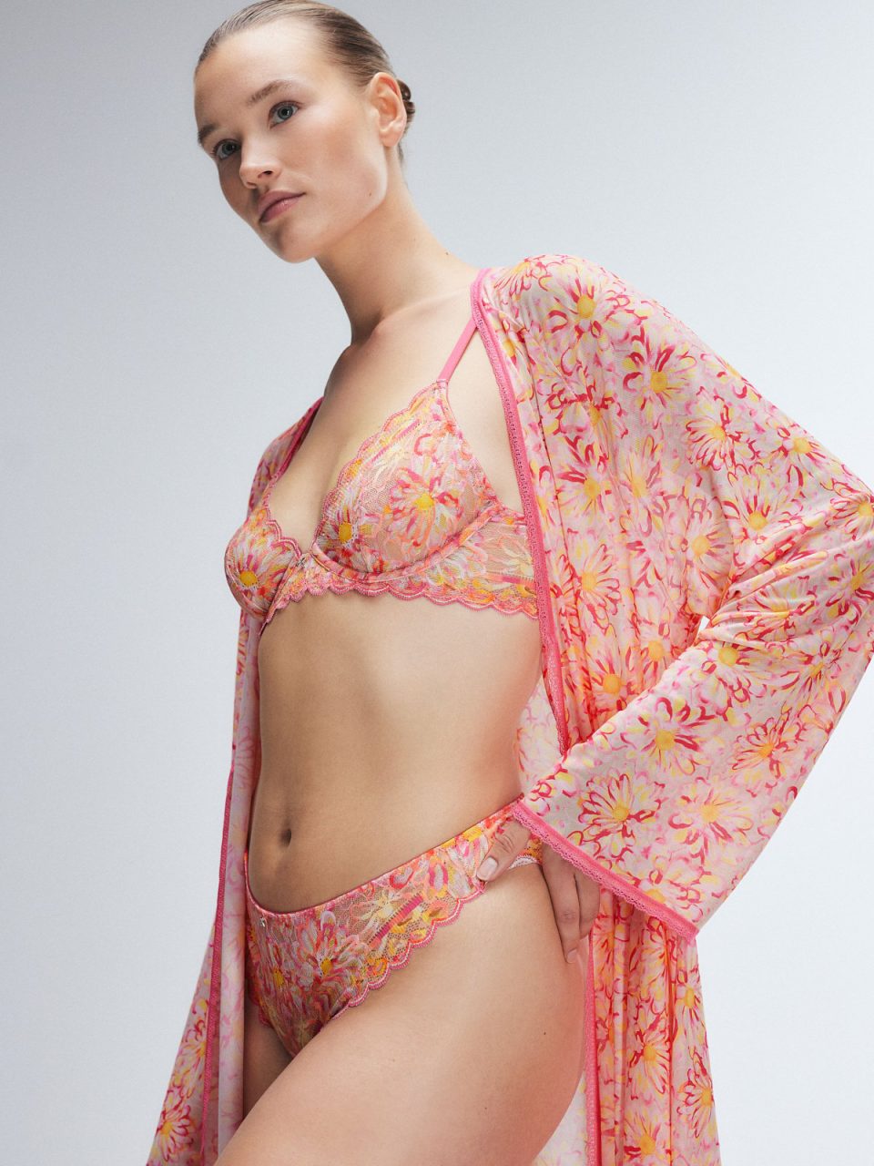 Sunray Lace Robe