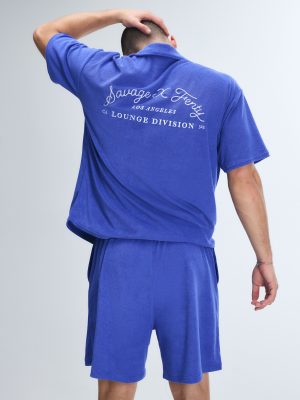 Terry Ease Button-Up Shirt