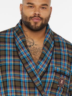 Tied Up Tartan Short Robe