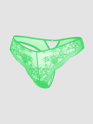 Top Drawer Lace Thong Panty