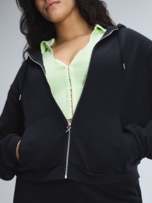 Weekender Terry Bridal Zip-Up Hoodie with Embroidered Logo