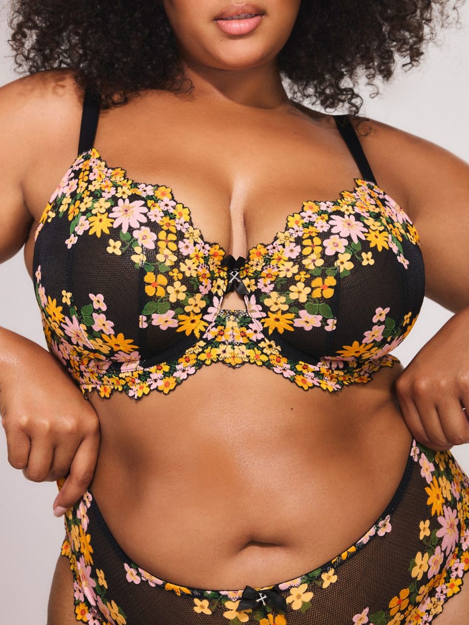 Wonderfleur Lace Unlined Demi Bra