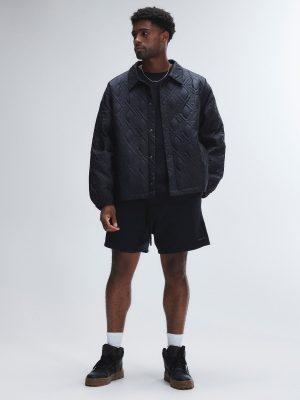 Woven Quilted Jacket