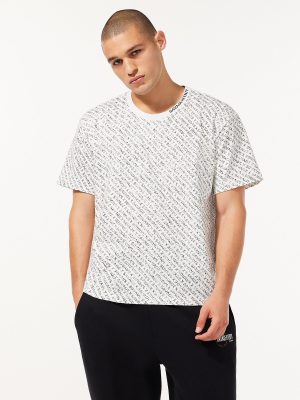 Essential Heavy Jersey Stacked Monogram Tee