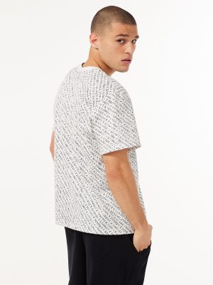 Essential Heavy Jersey Stacked Monogram Tee